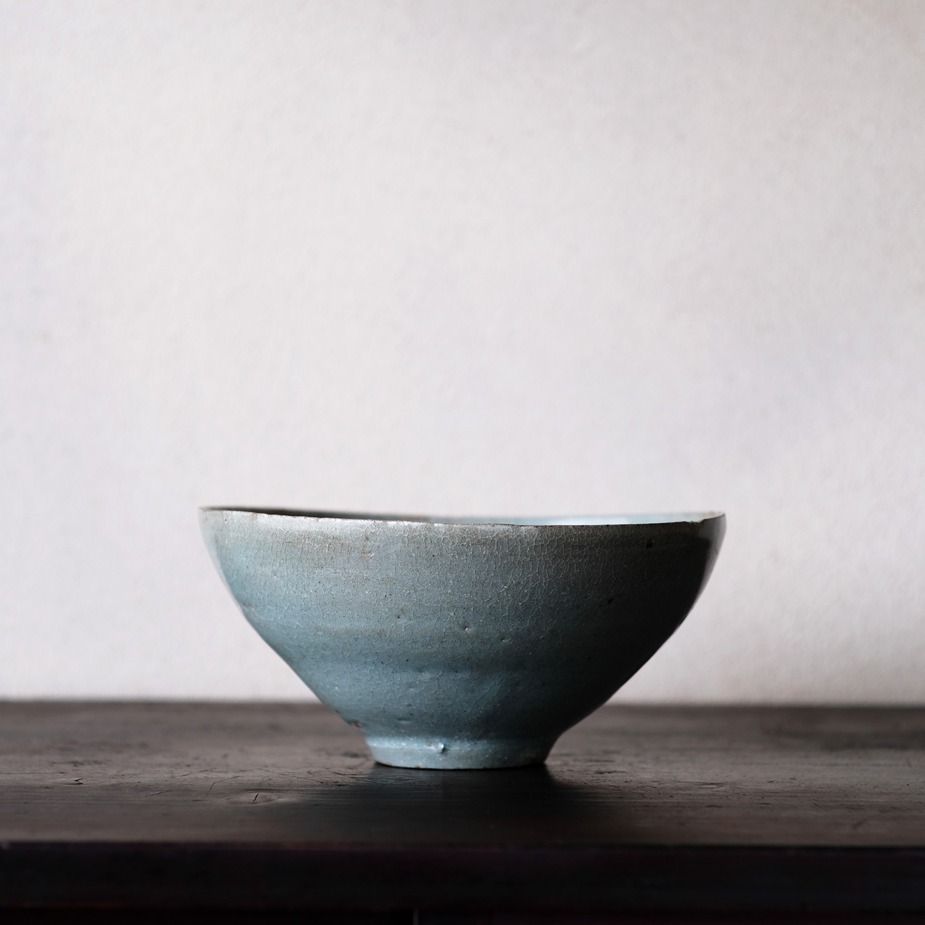 16世紀高麗青磁 蓮陽刻文鉢 口径16㎝ 東Y7-1003☆2F 16世紀高麗青磁 蓮