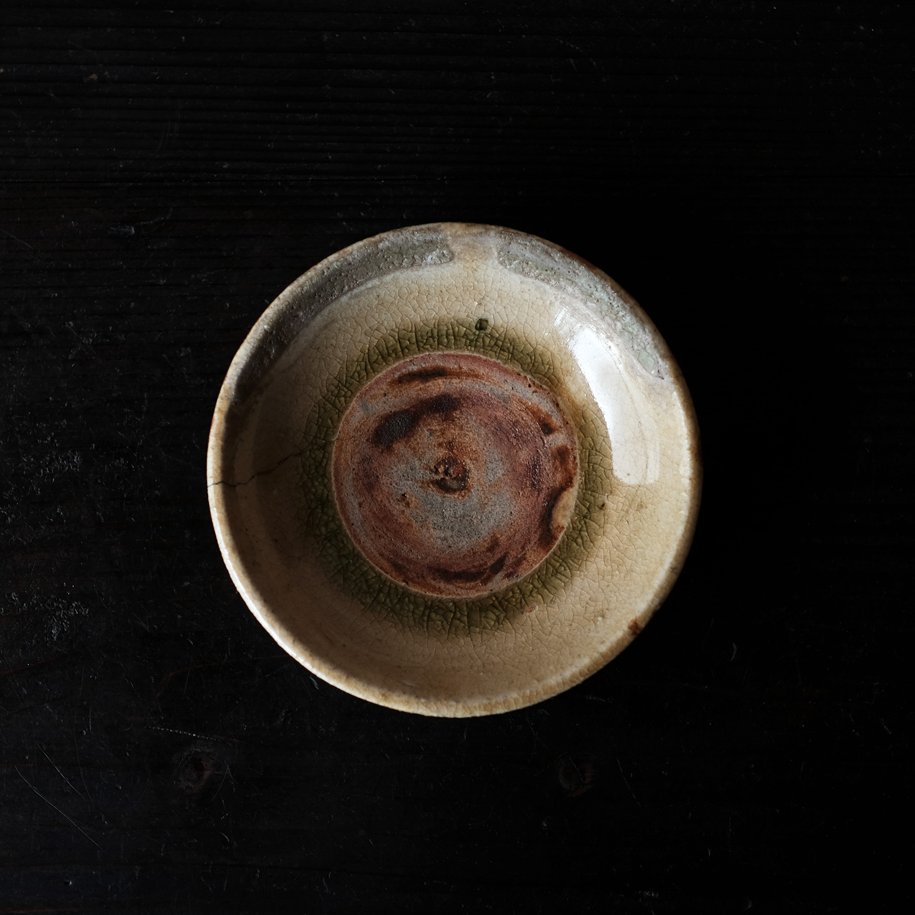 美濃 灰釉小皿 | 骨董と詩学 Antique & Poetics | 蛇韻律