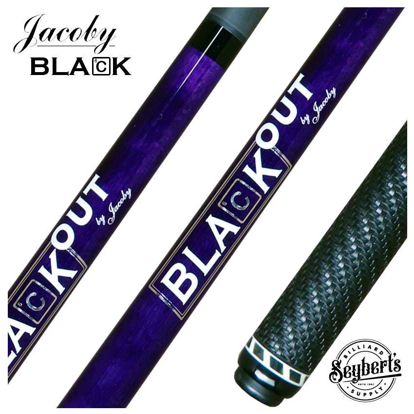 Jacoby Black Out Carbon Fiber Break Jump Cue | Made in The USA