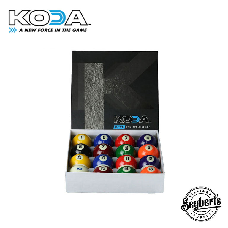 KODA XCEL Billiard Ball Set | Pool Ball Set - Seybert's Billiards