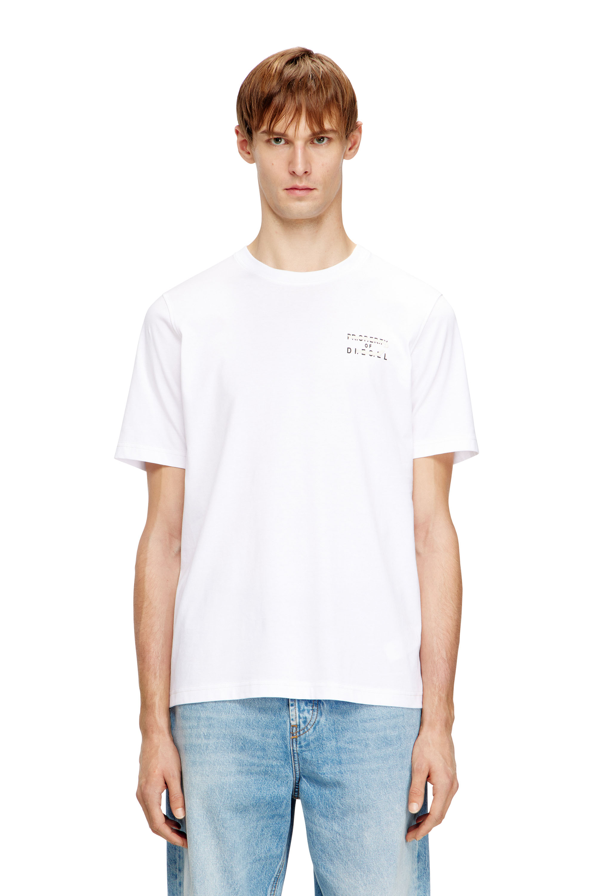 Men's T-shirts and Polo Shirts: with logo, in cotton | Diesel