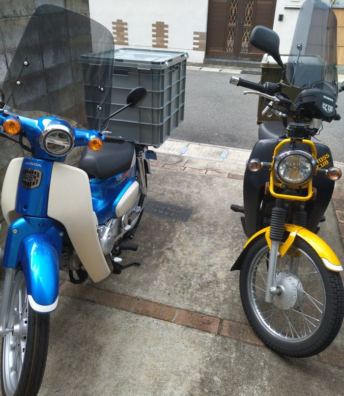 JA59 新型スーパーカブ110に激安ウインドスクリーンを付けた話