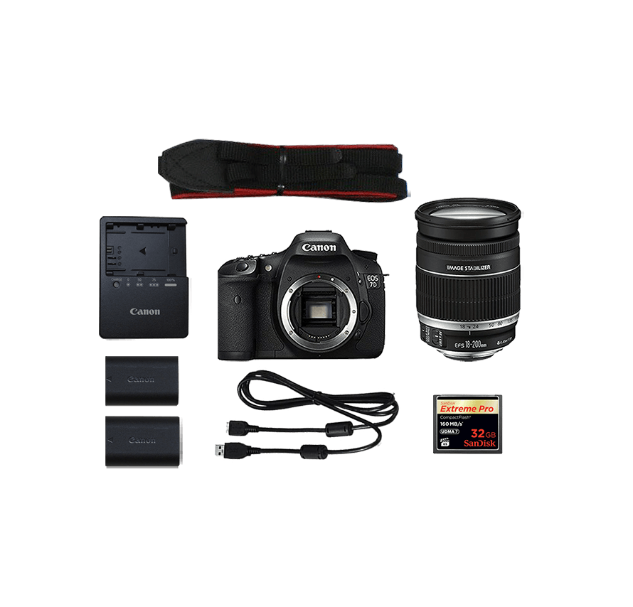 レンタル] キャノン Canon EOS 7D 広角望遠レンズセット｜一眼レフカメラ