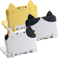 3DSLL ねこにゃんDXシリコンカバー 希少 ミケ CYBER・シリコンカバー