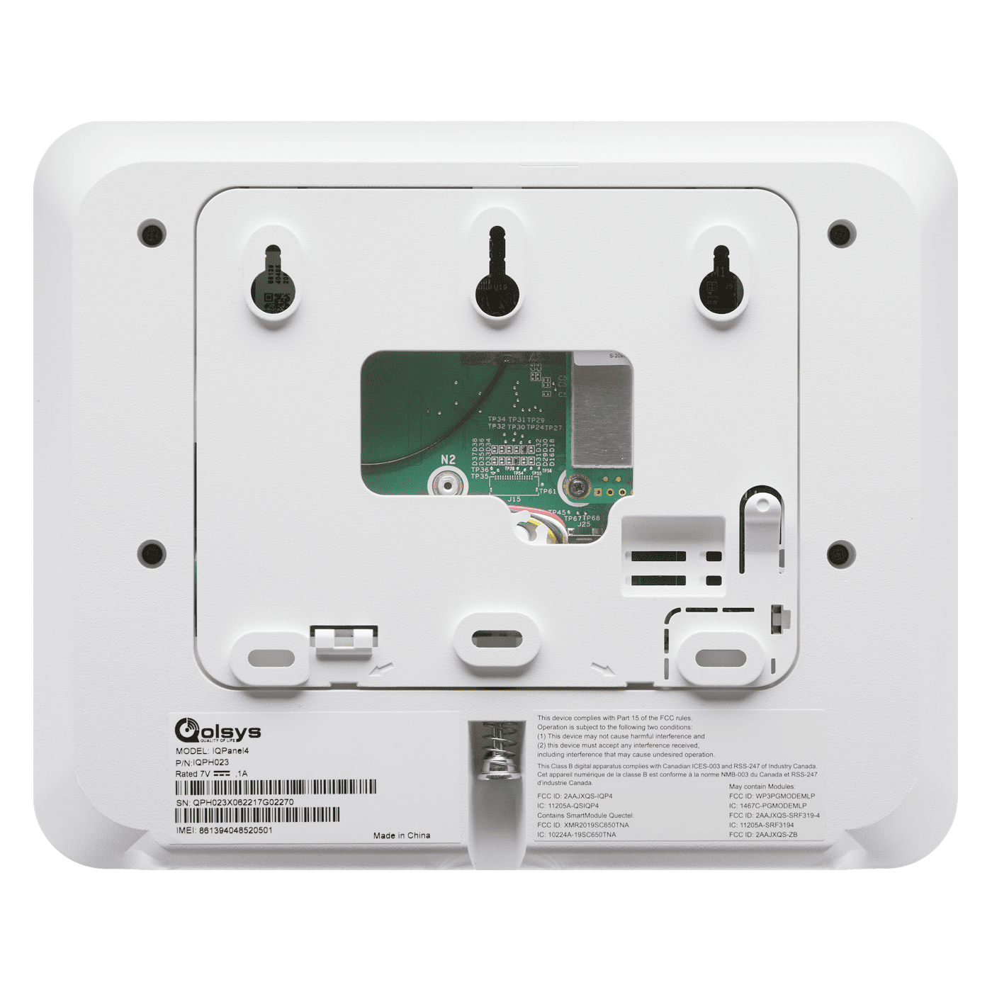 IQPH051 - Qolsys IQ4 Wireless Home Hub for Legacy 319.5 MHz