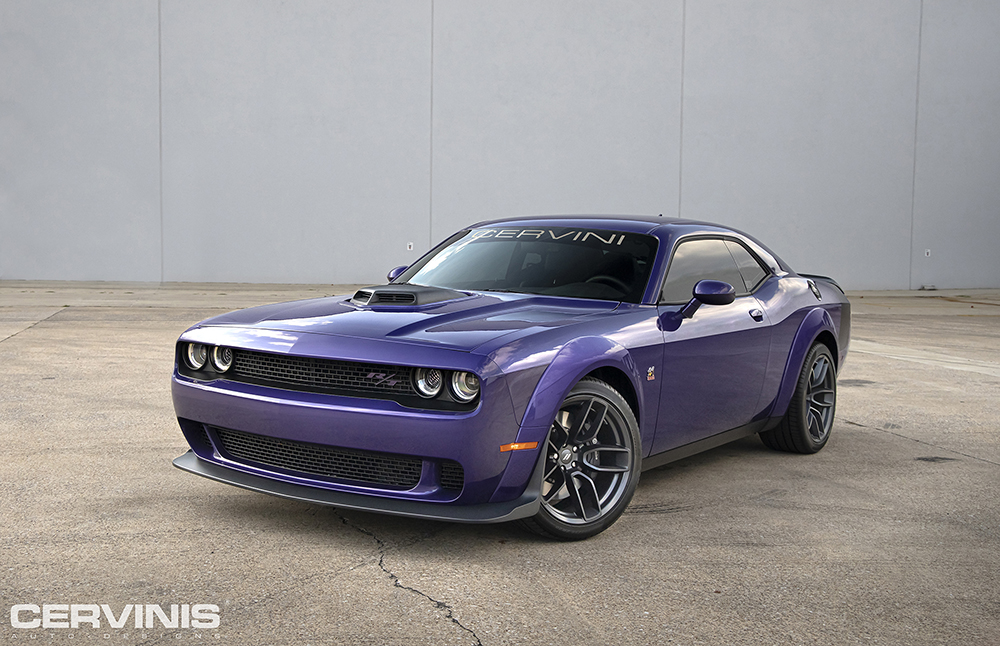 2008-2023 Challenger R/T & SRT8 Shaker Hood Kit - Matte Black Scoop