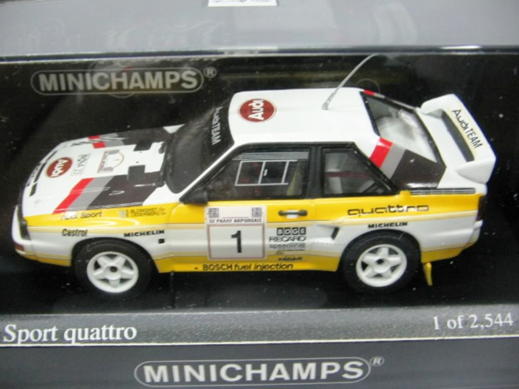 Audi quattro Minichamps Detail cars 3台 MINICHAMPS 1/18 - AUDI