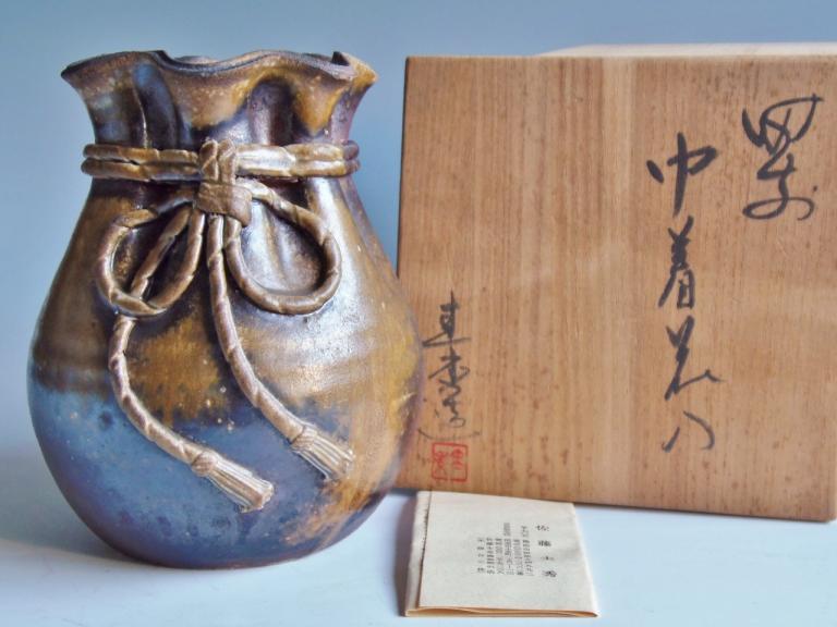 骨董品 備前焼 徳利 一輪挿し 花器 花瓶 陶器 極美品 骨董品 備前焼