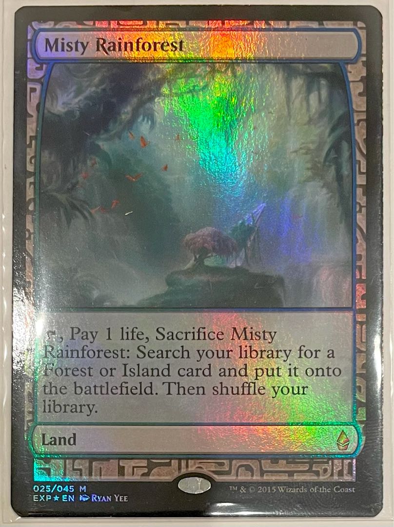 霧深い雨林 溢れかえる岸辺 汚染された三角州 mtg ロシア語 フェッチ