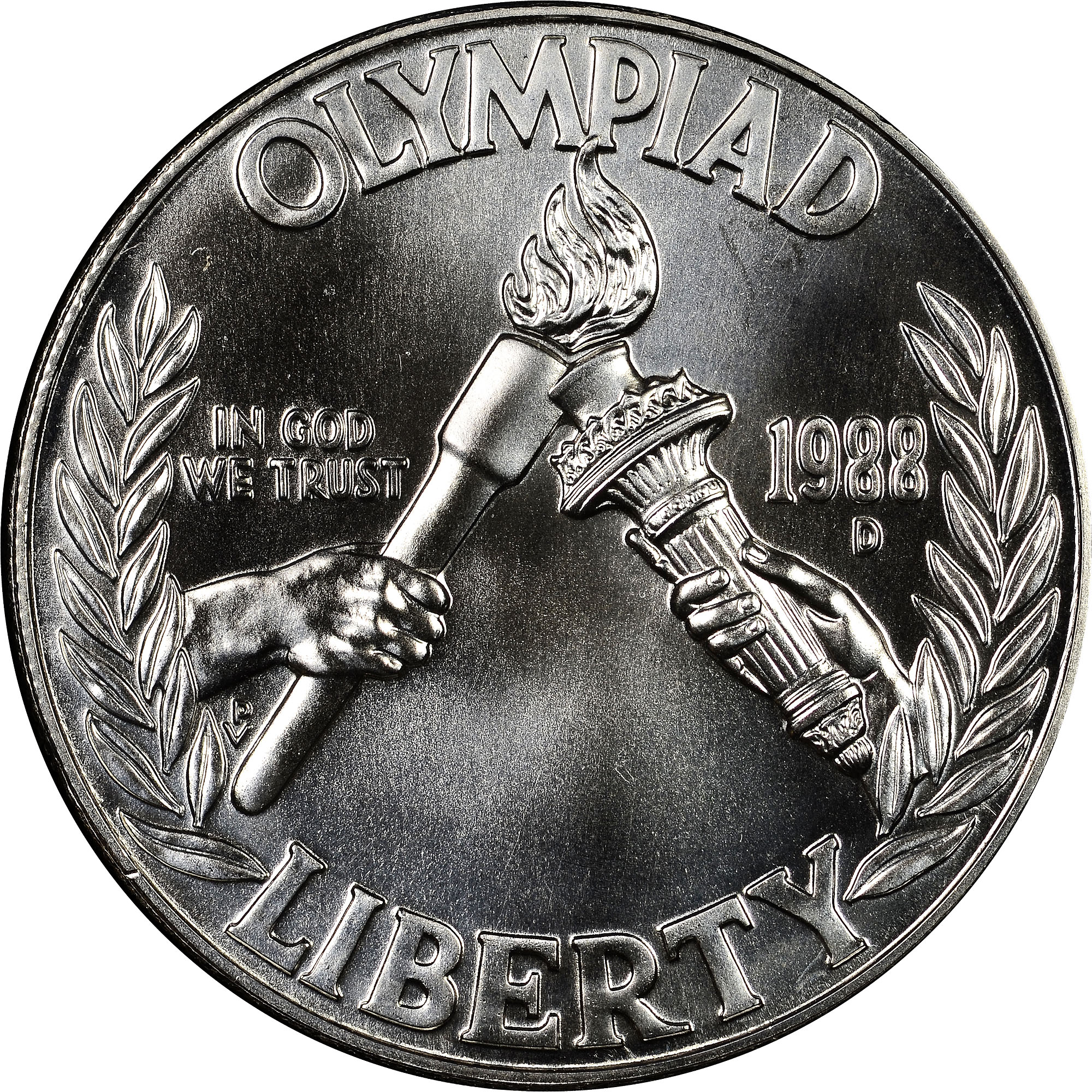1988 D OLYMPICS S$1 MS | Coin Explorer | NGC