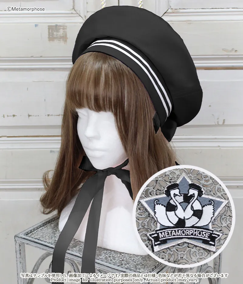 Angelic pretty ロゴ入り ベレー帽 初期 Angelic pretty ロゴ入り