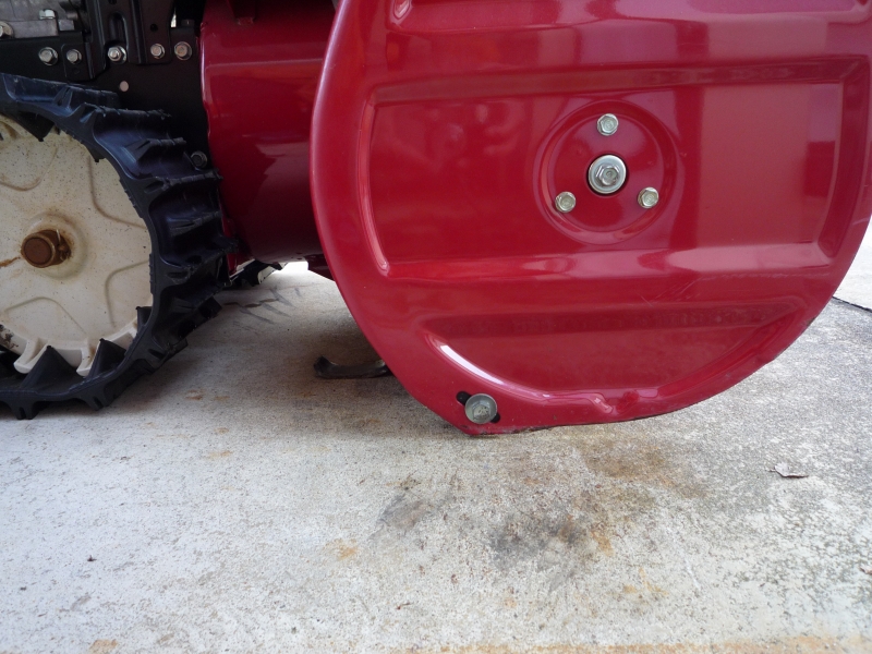 ホンダ除雪機(HSS970n)、オーガ高さ固定ダンパーの交換 2024年1月再