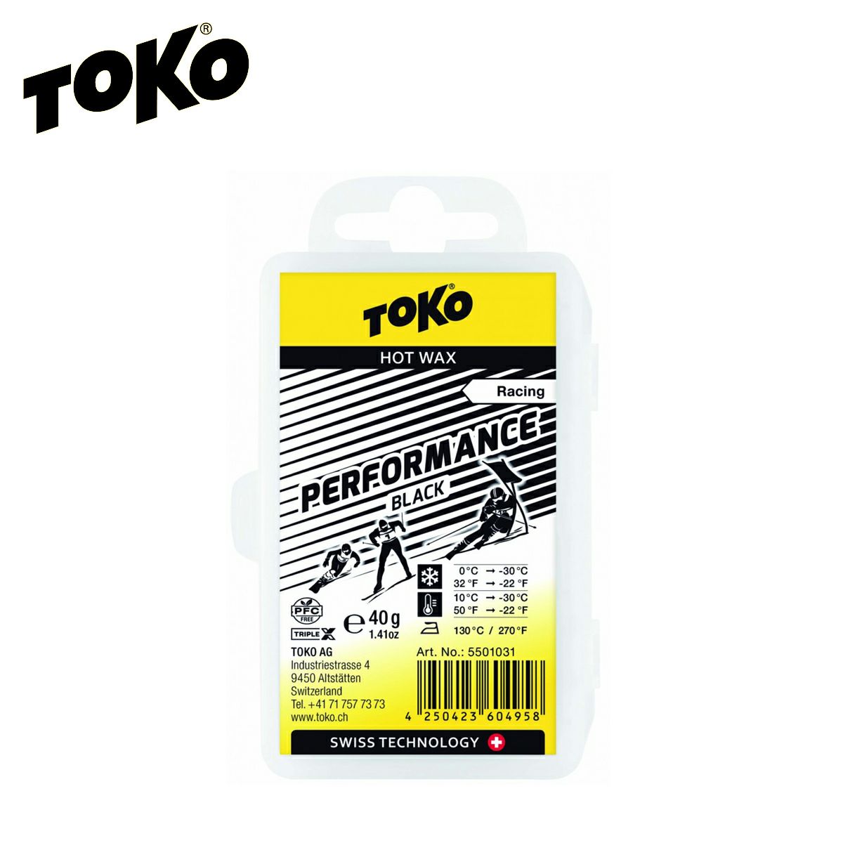 TOKO トコ ワックス ＜2024＞ Racing Performance イエロー 120g