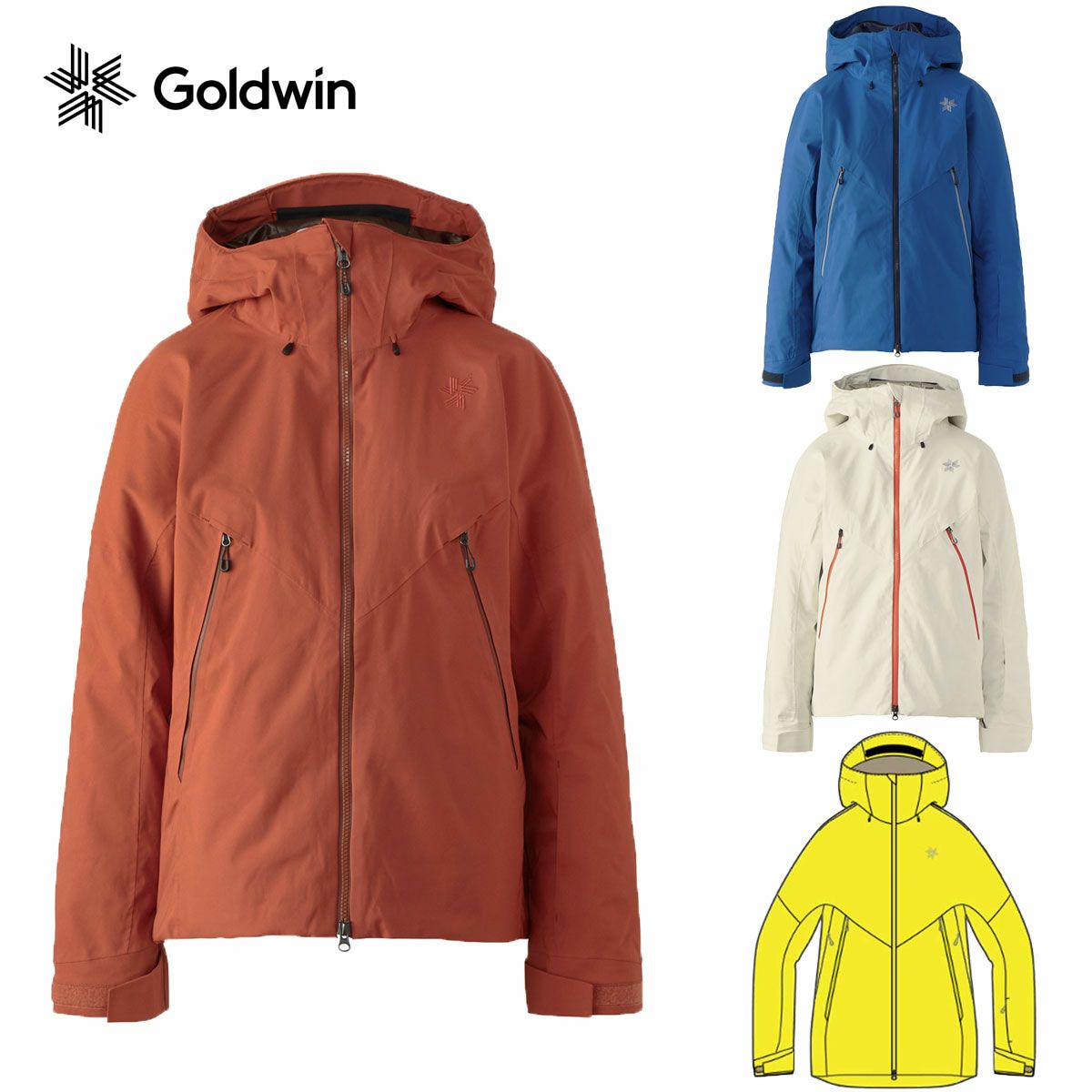 GOLDWIN ASTRAIOS JACKET G10311P ファイヤーレッド