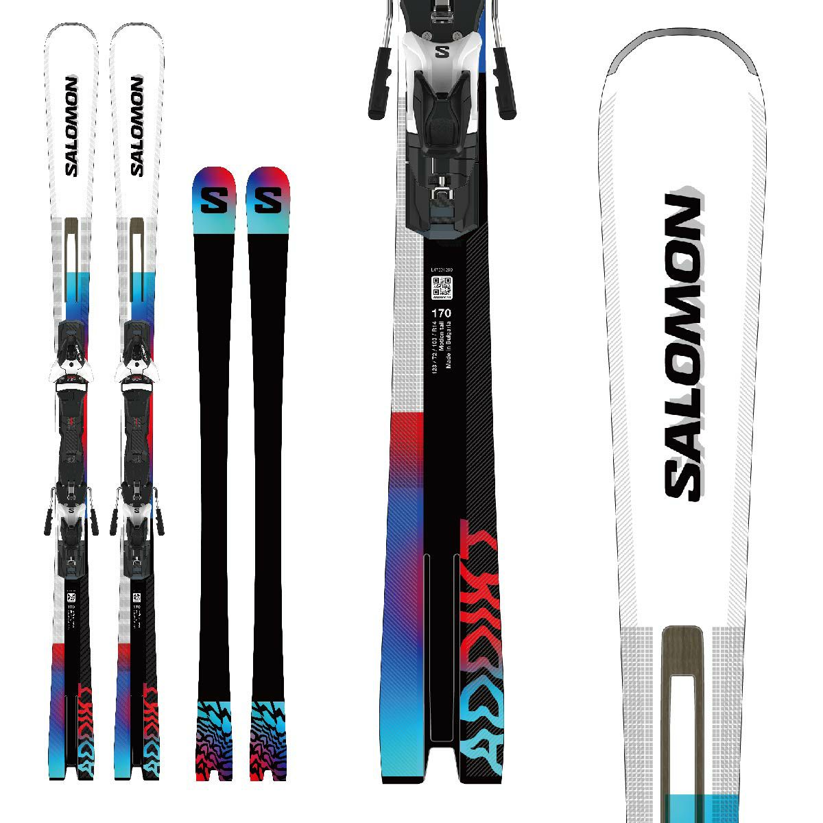 SALOMON サロモン スキー板 メンズ レディース＜2024＞ ADDIKT + Z12