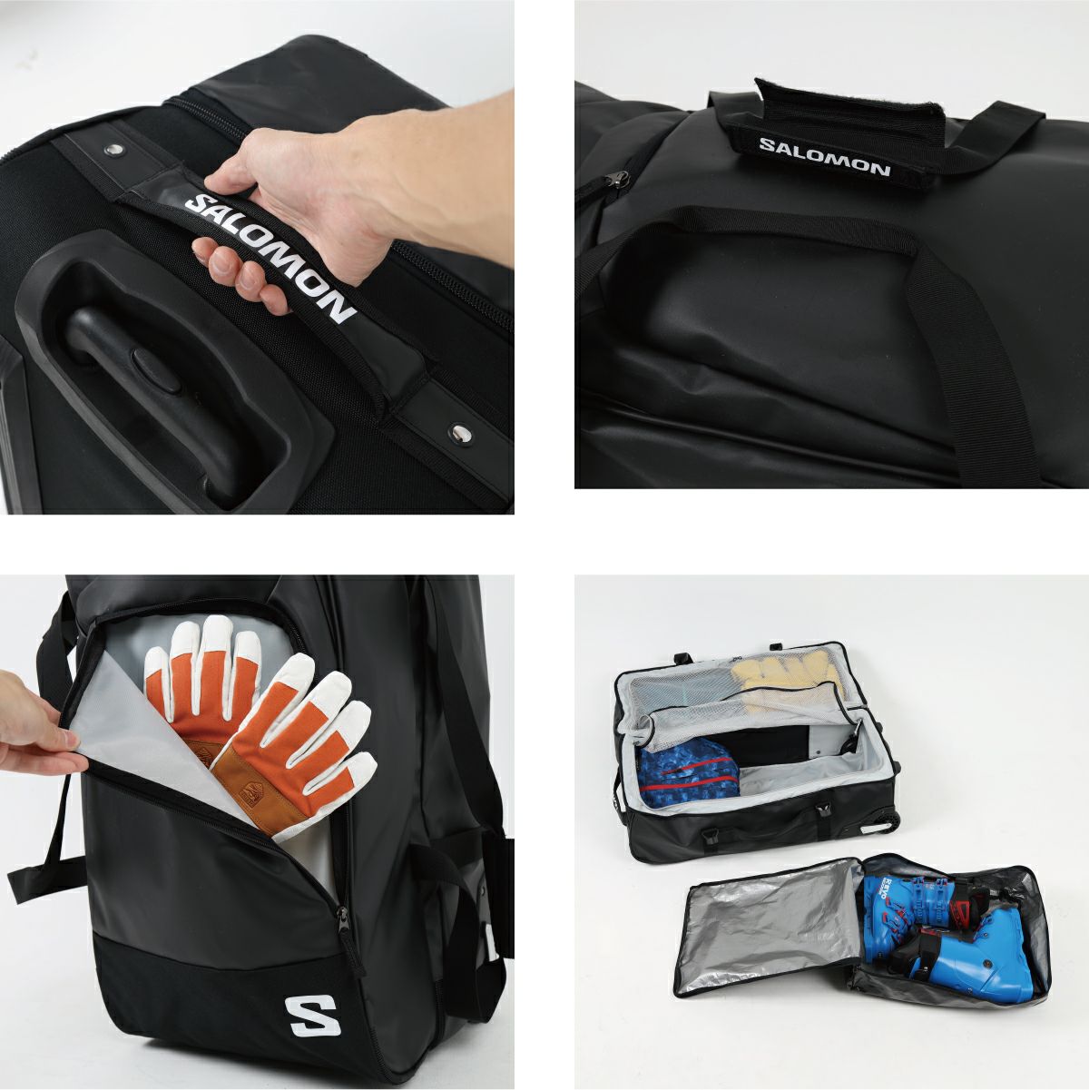 サロモン SALOMON ウィーリー コロコロキャスター スキーバッグ ケース