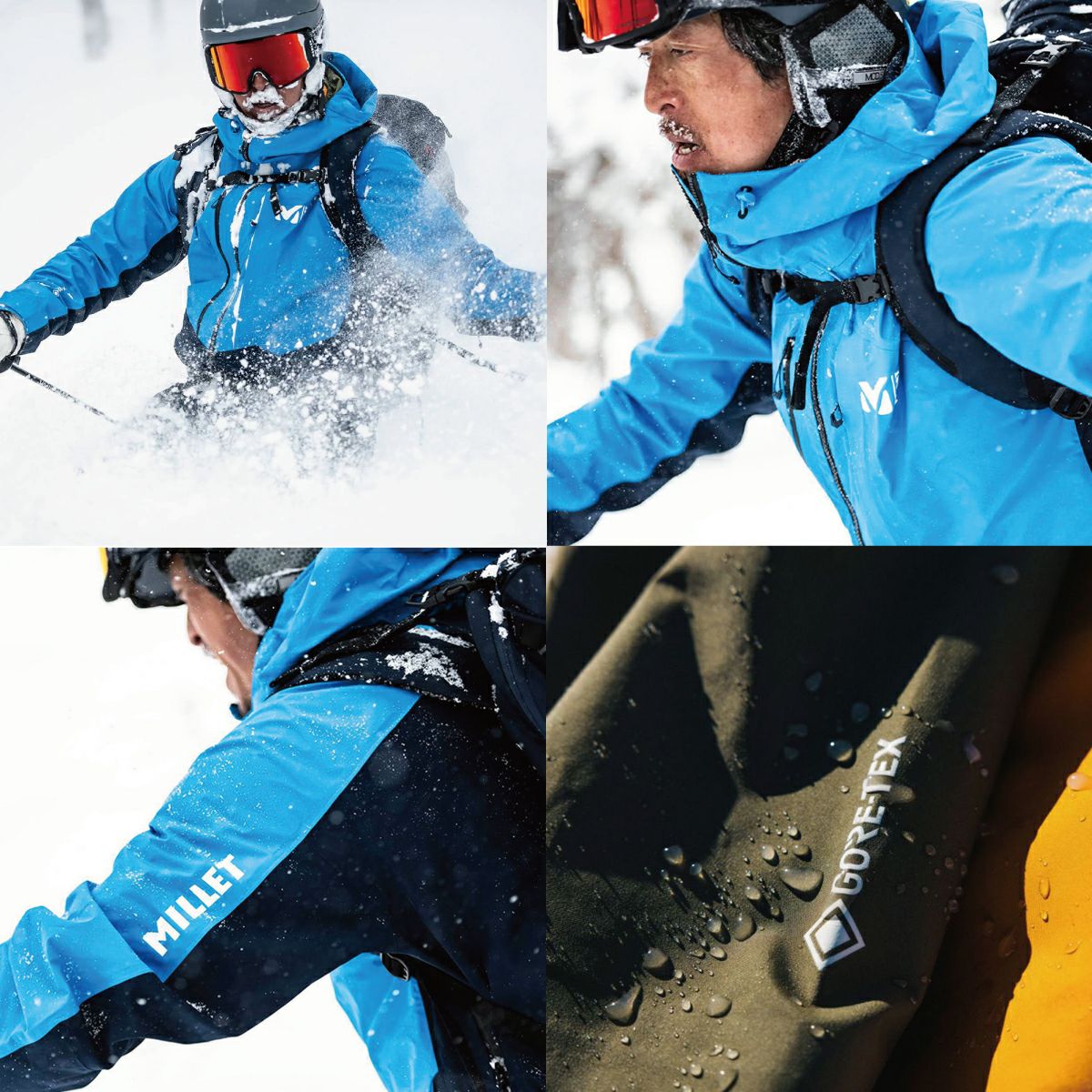 スキーウェア メンズ スキージャケット ミレー MILLET ゴアテックス