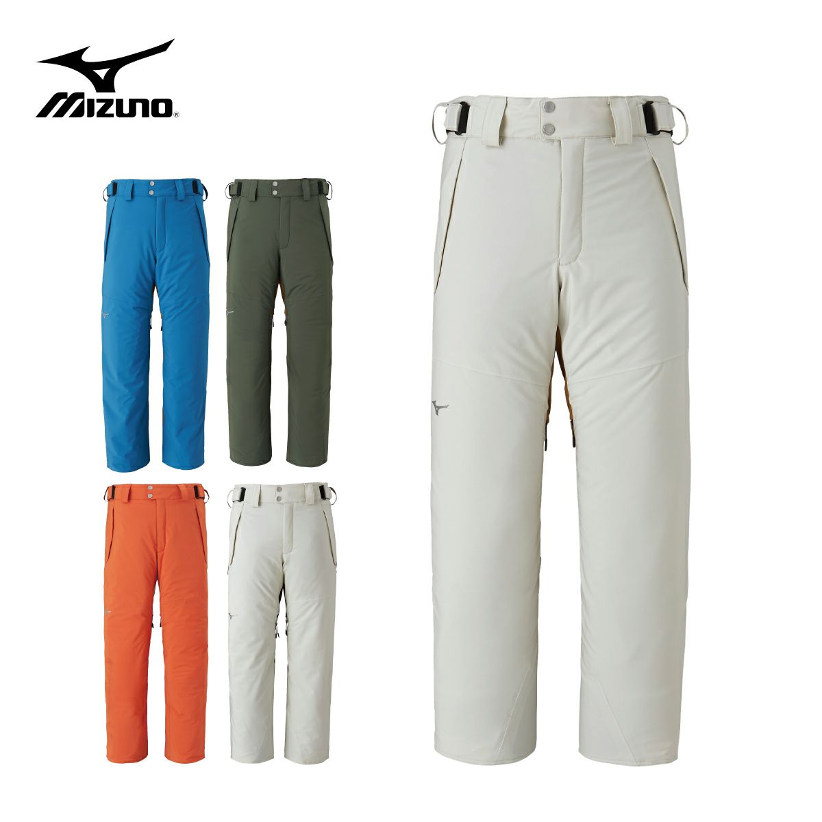 MIZUNO スキーウェアフード付き 上下M 黒✖️グレー 未使用に近いです