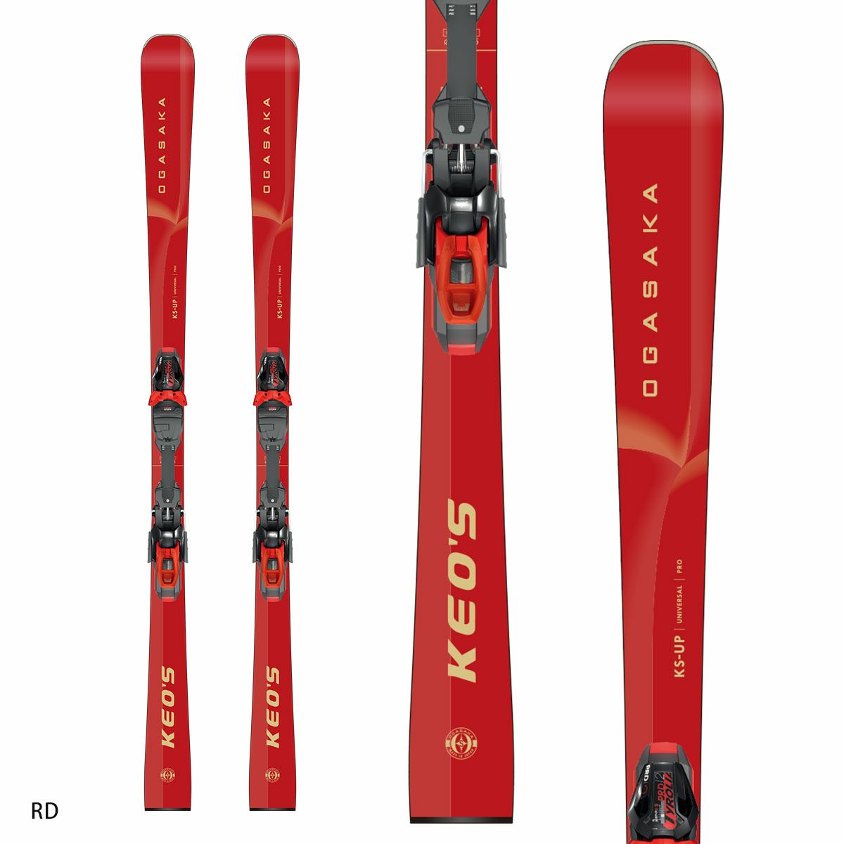 オガサカ Keo's KS-GP 165cm LOOK PIVOT18セット オガサカKeo's KS-GP