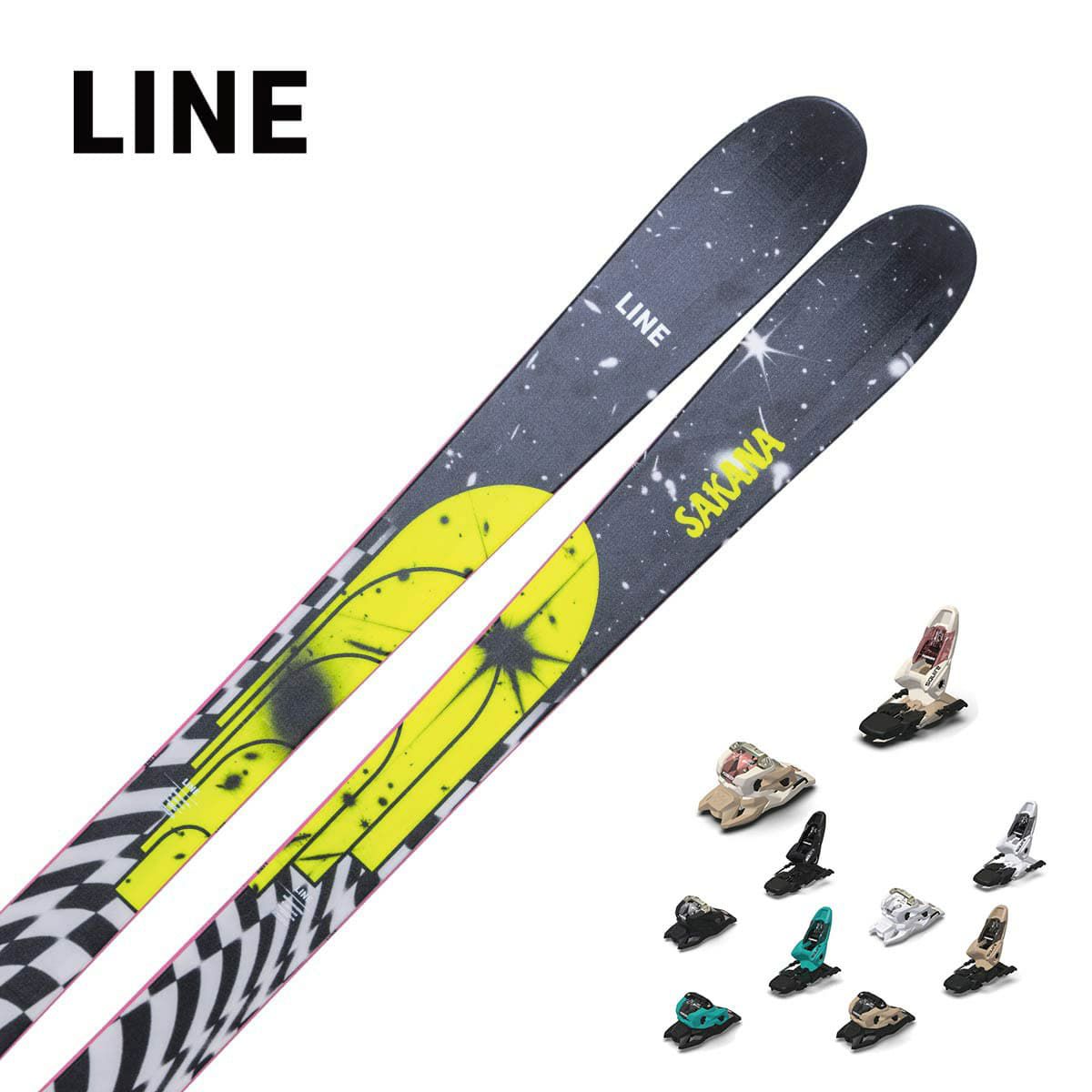 LINE ライン スキー板 メンズ レディース 2024 HONEY BADGER