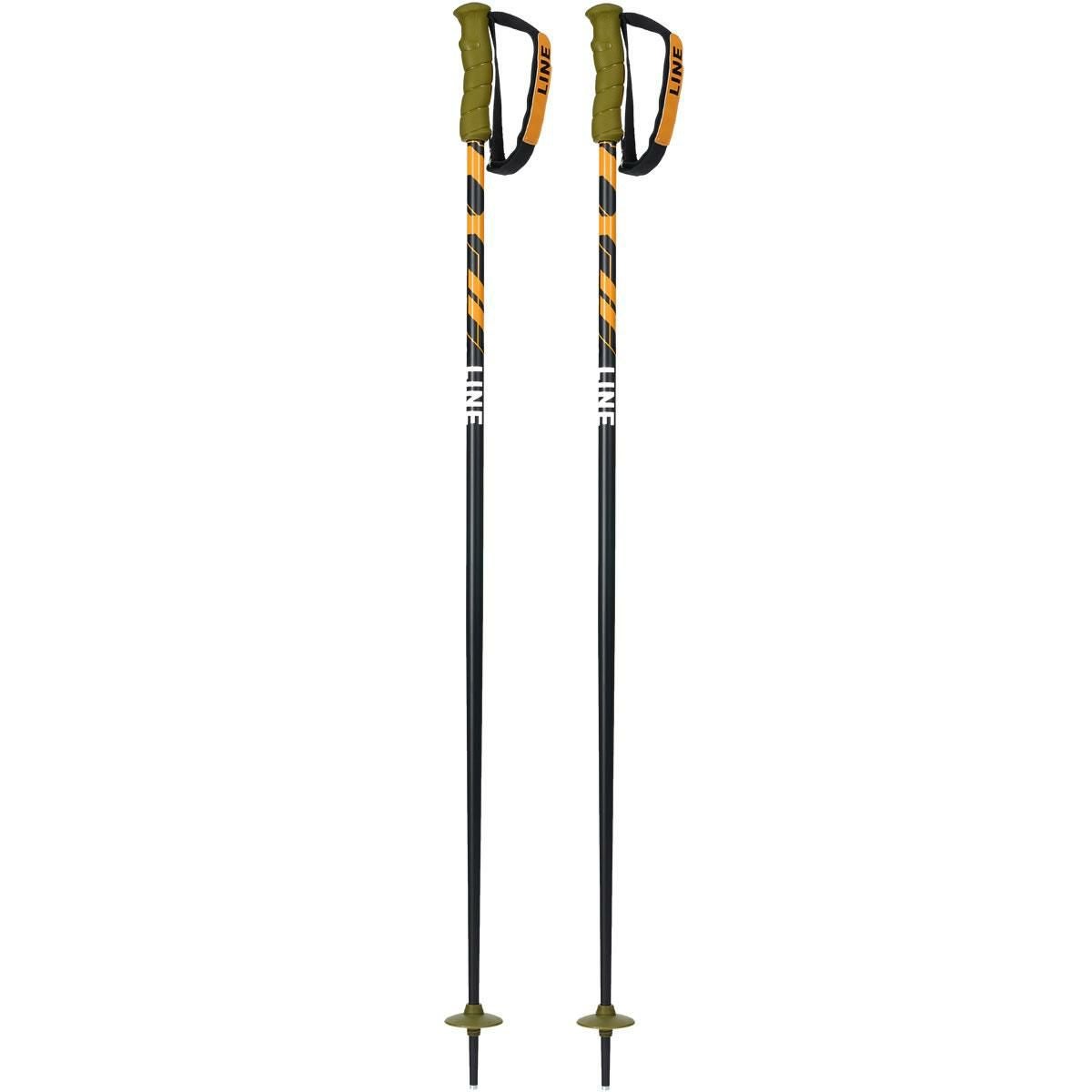 ライン スキーポール 2024 GRIP STICK Black-Orange A2302003014