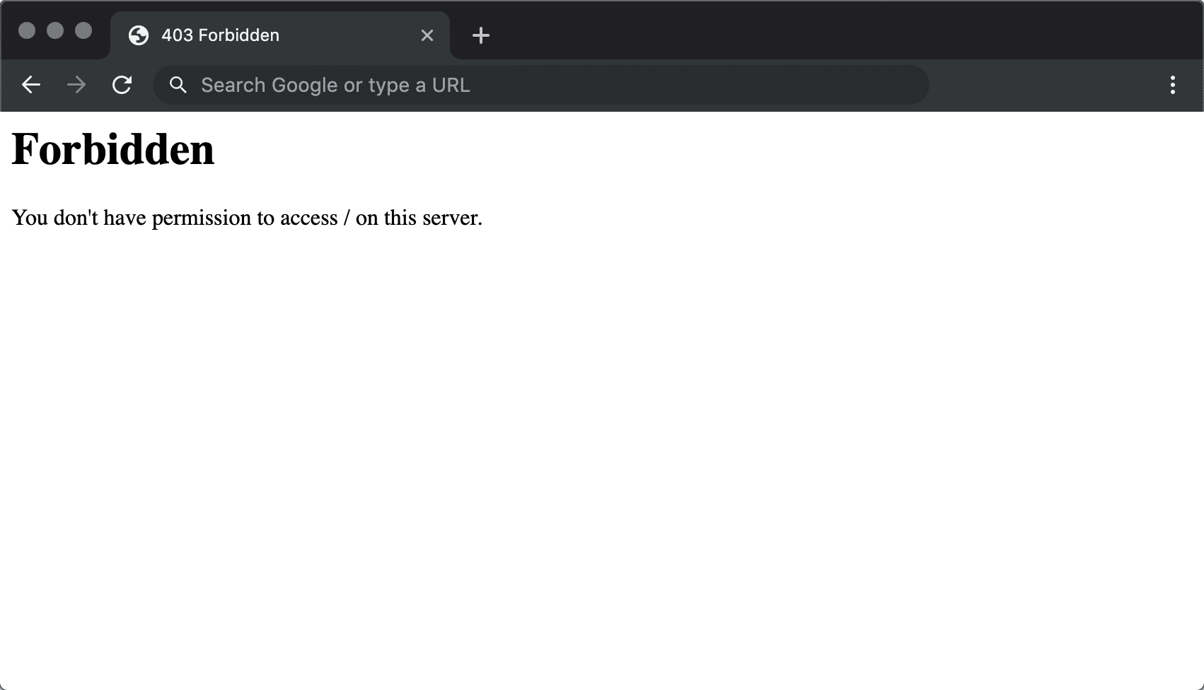 Fix the 403 Forbidden Error - Skystra