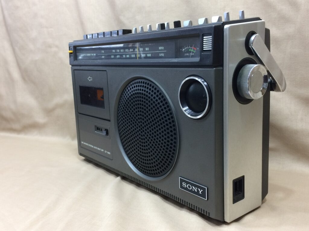 SONY ラジカセ CF-1980 昭和レトロ スタジオ・シリーズ初代モデル