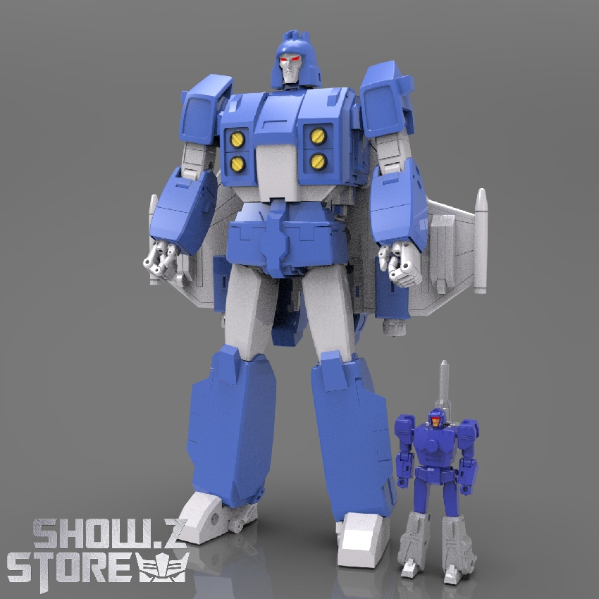 XTransbots MX-68J Conechrome Slugslinger & Firehole Caliburst