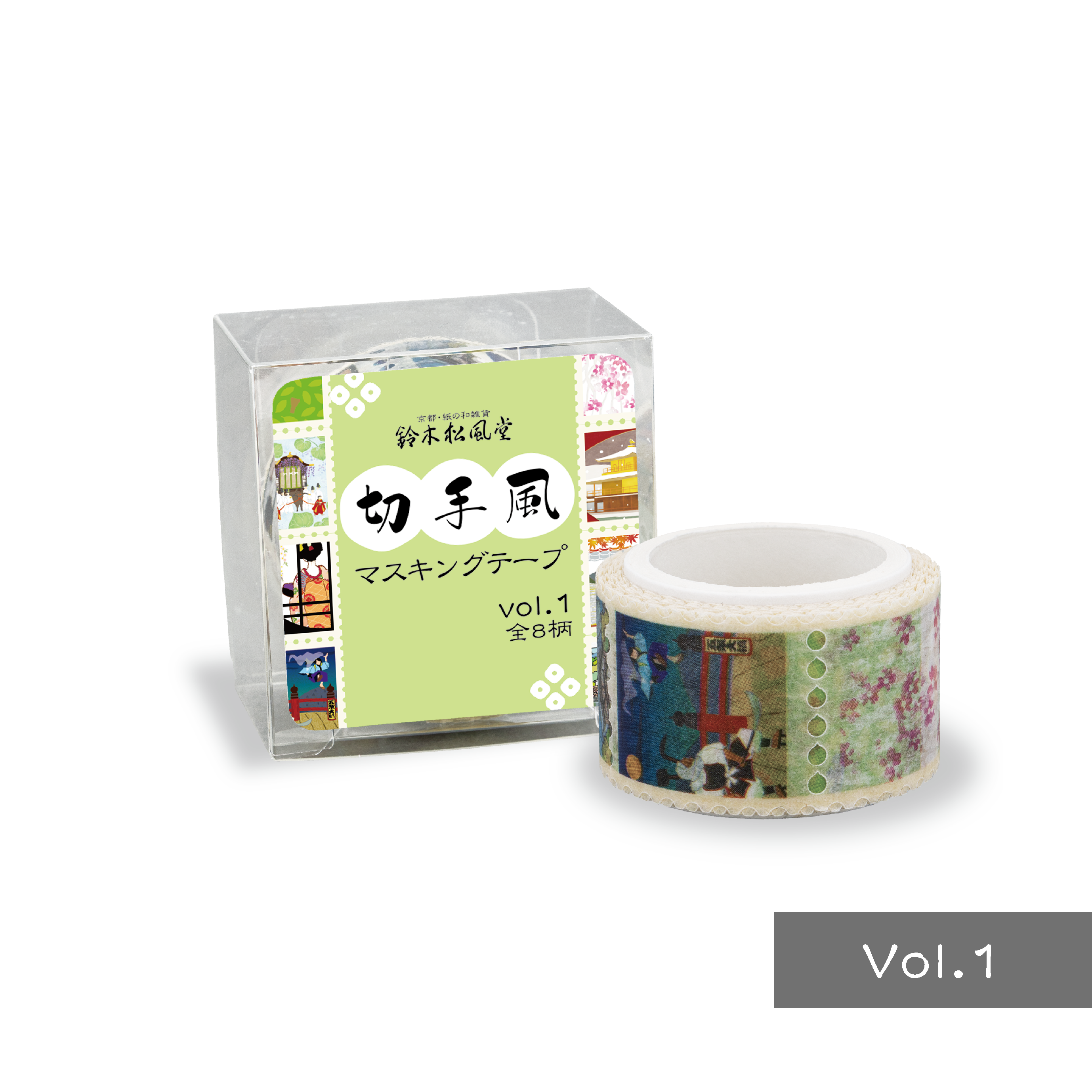 鈴木松風堂 -笑風- オンラインショップ / 切手風マスキングテープ