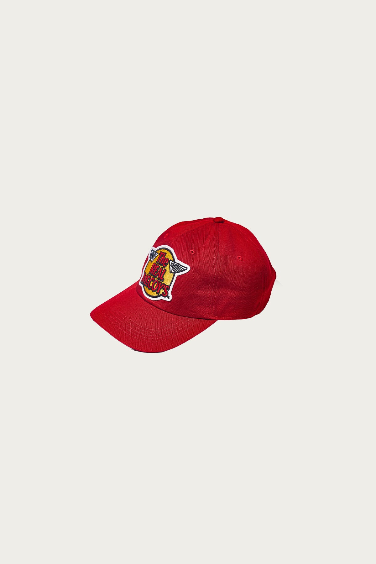 The Real McCoys Logo Baseball Cap | Red | Canoe Club