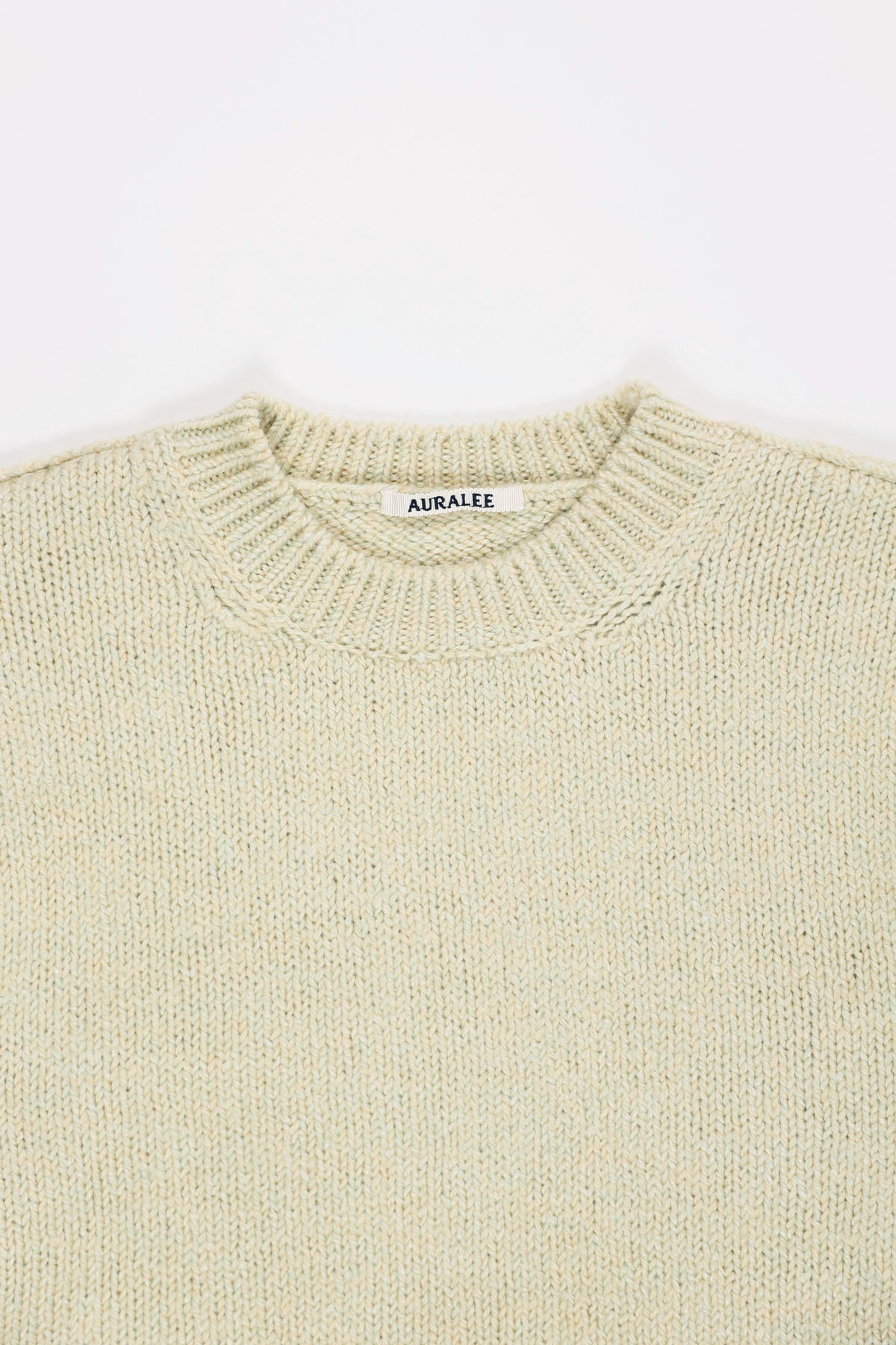 Auralee Silk Wool Camel Mix Knit P/O | Mix Peach | Canoe Club