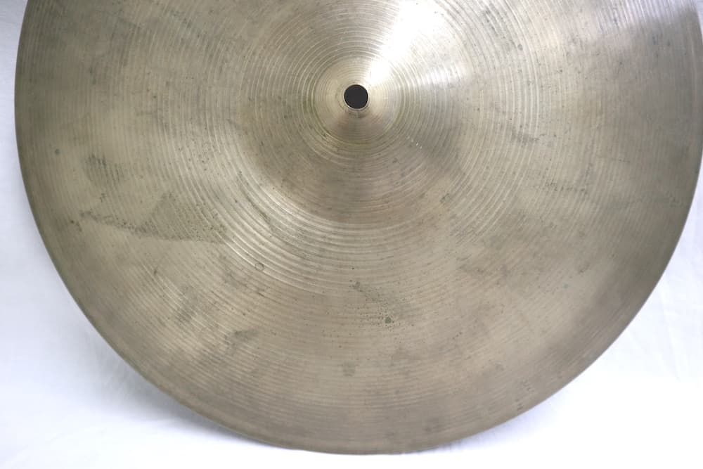 Vintage 70s Zildjian ジルジャン A Medium Ride 白抜きロゴ レアな18