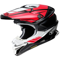 Shoei VFX-Evo Jammer Red/Black/White Helmet – Sierra Motorcycle Supply