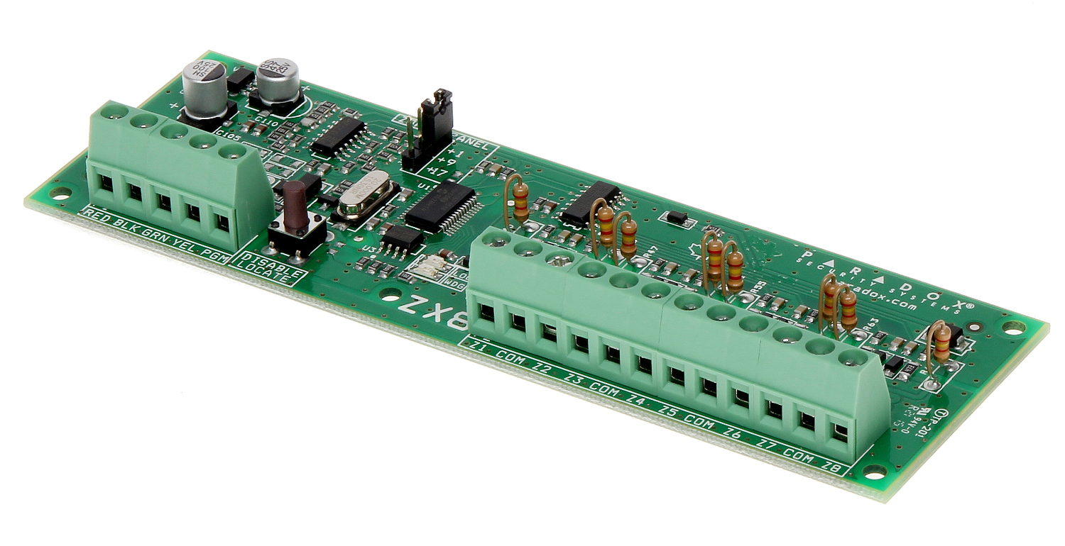 EXPANDER ZX8-P2C 8 INPUTS PARADOX - Alarm Control Panel Expanders