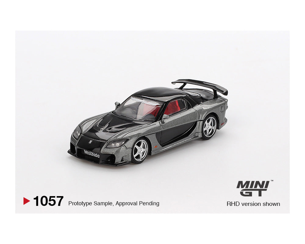 Mini GT 1:64 Mazda RX-7 VeilSide – Fortune Grey – DiecastTalk