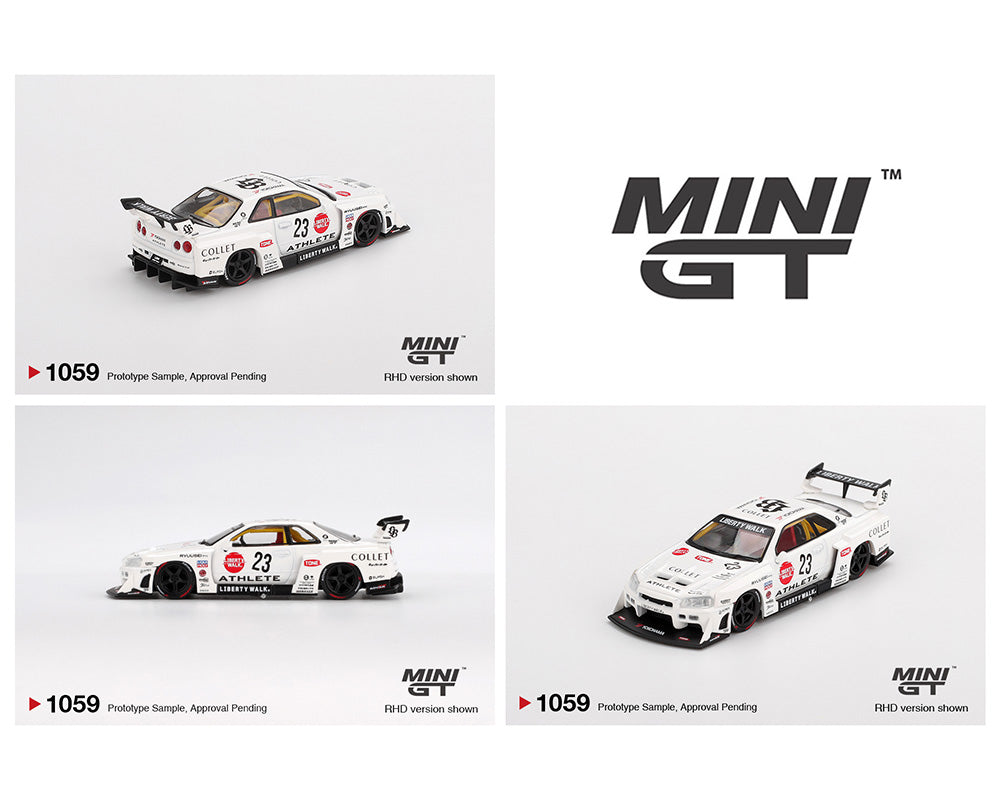MINI GT Nissan LB-ER34 加藤会長直筆サイン入り1周年記念 MINI GT