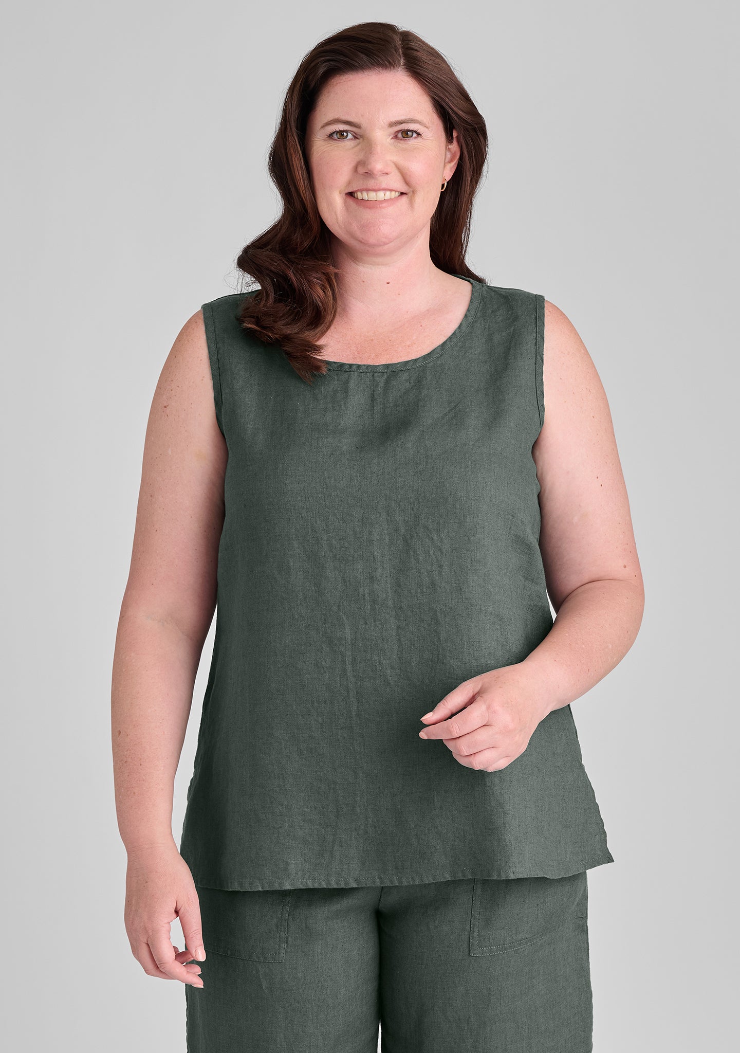 Sunny Tank - Linen Tank Top - FINAL SALE