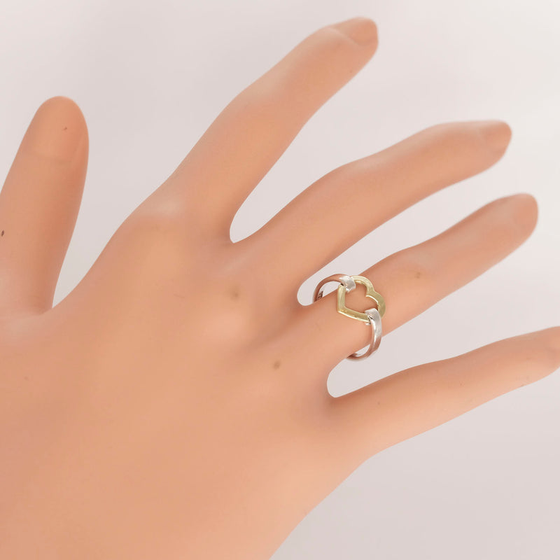 TIFFANY&Co.】ティファニー ハート コンビ リング・指輪 6.5号