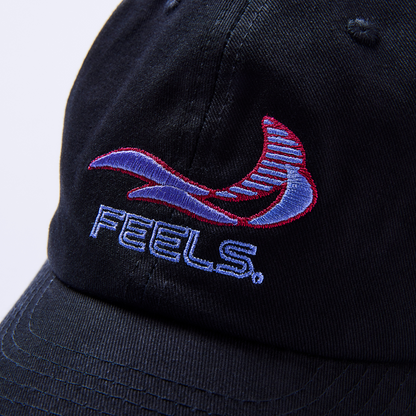 LOGO CAP BLACK – FEELS.
