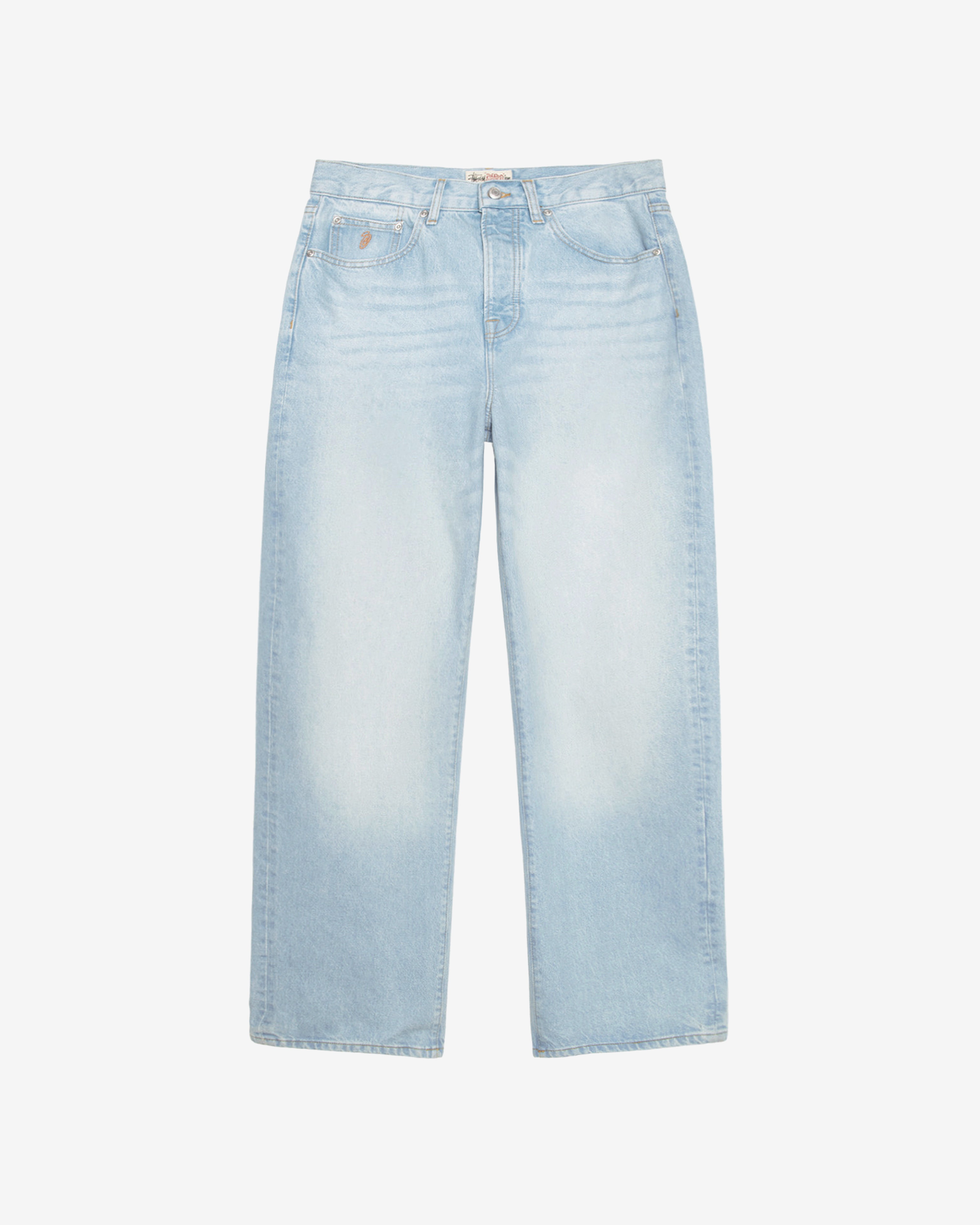 Stüssy: Men's Relaxed Jeans Denim (Light Wash) | DSMNY E-SHOP