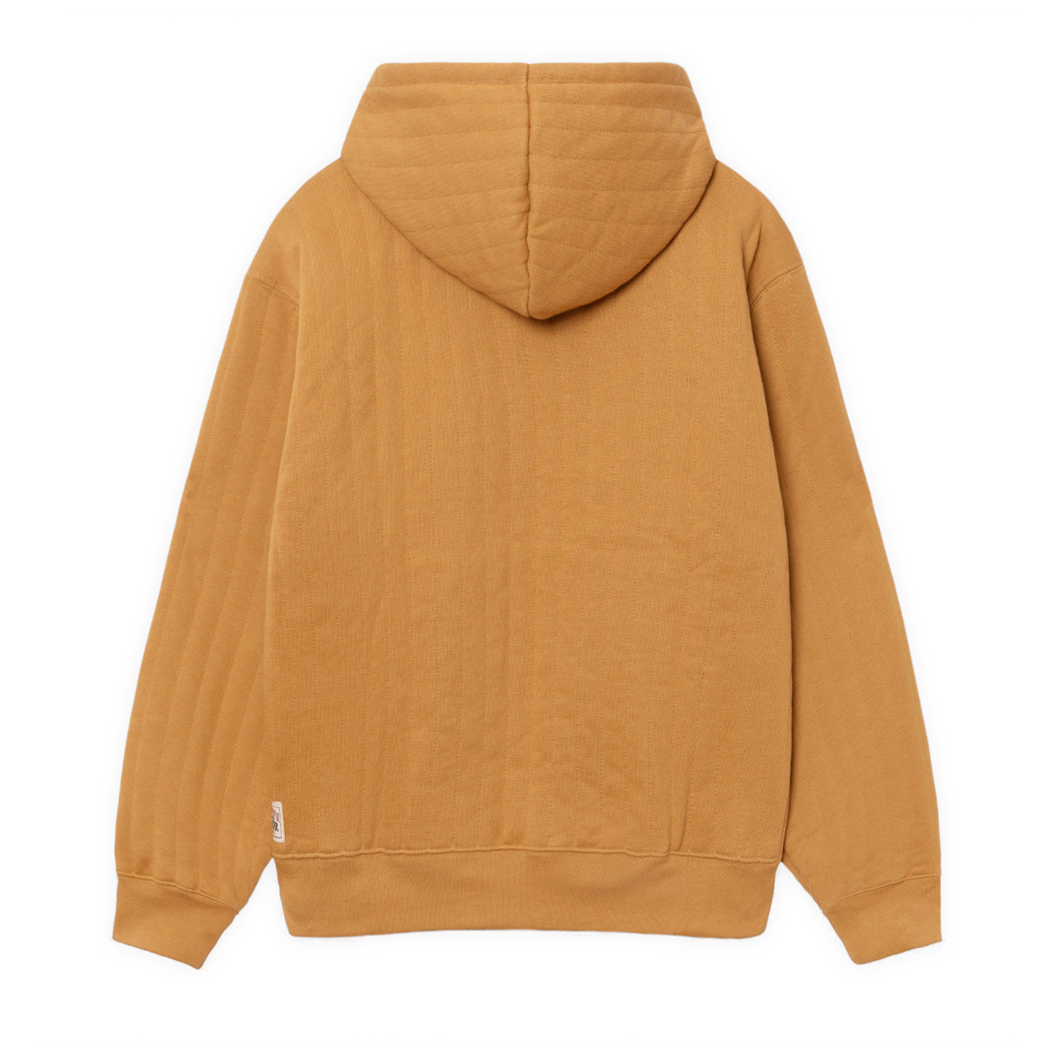 Stüssy: Men's Vertical Quilted Zip Hood (Tan) | DSMNY E-SHOP