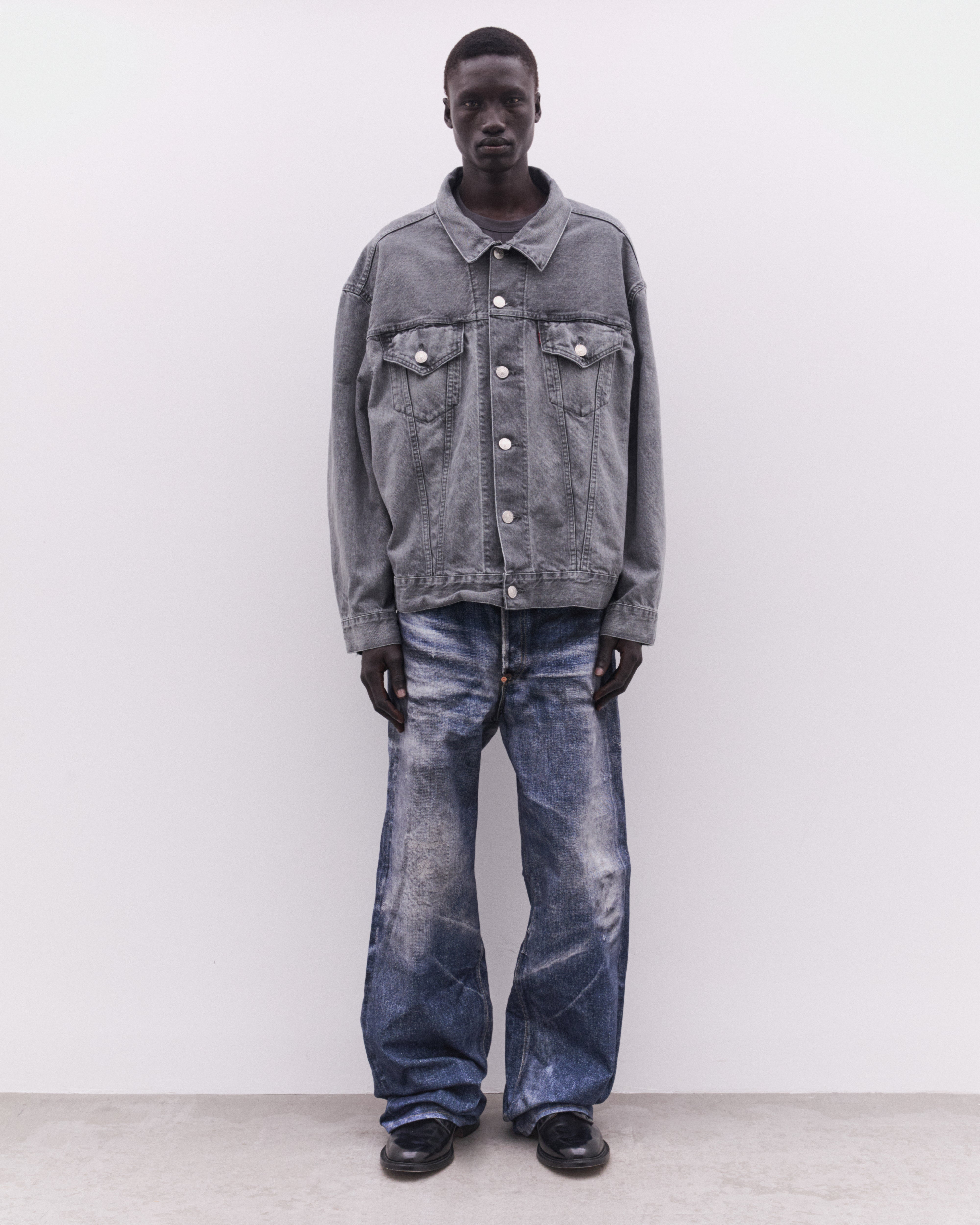 Junya Watanabe MAN: Levi's Men's Selvedge Denim Trucker Jacket