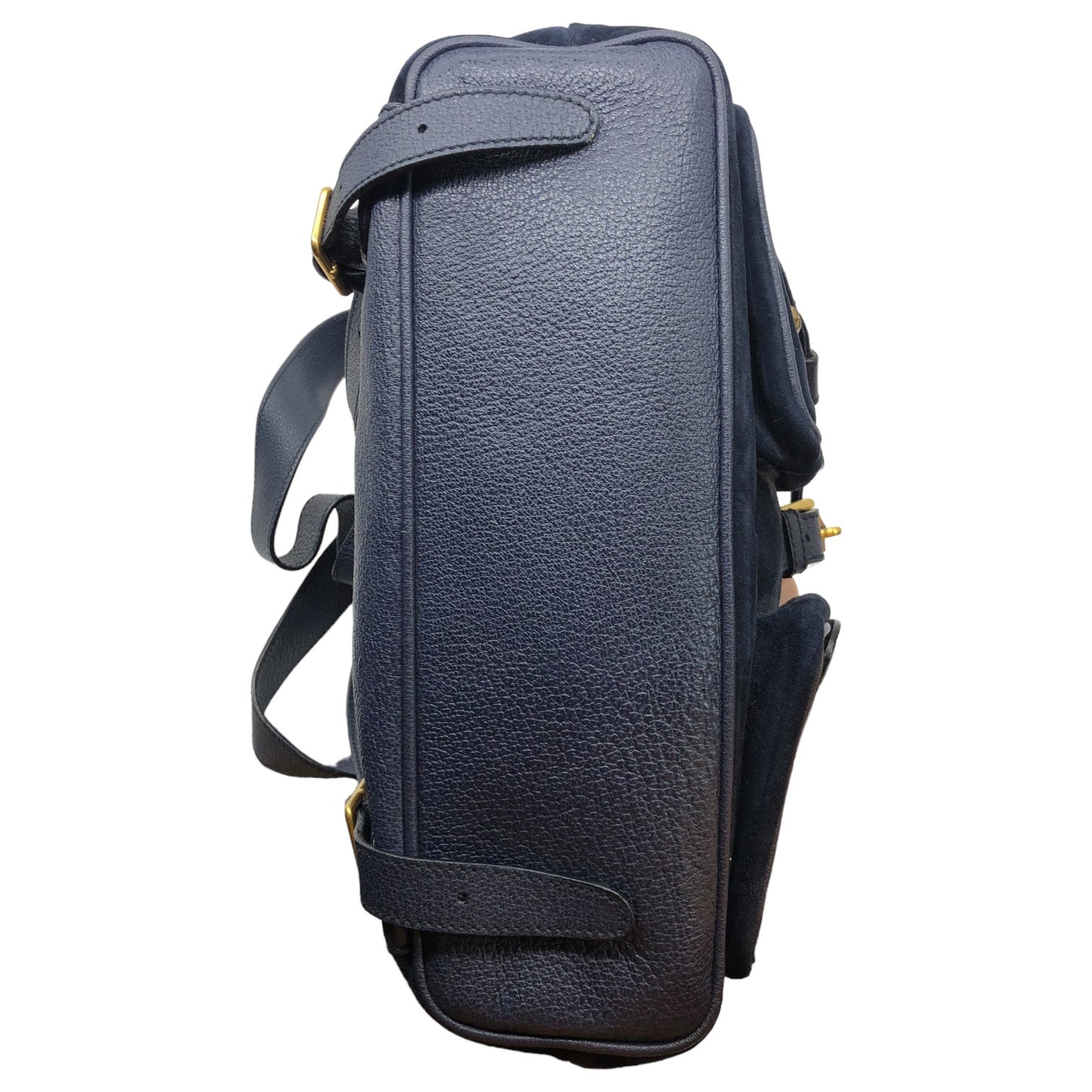 GUCCI(グッチ) vintage suede leather bamboo backpack ヴィンテージ