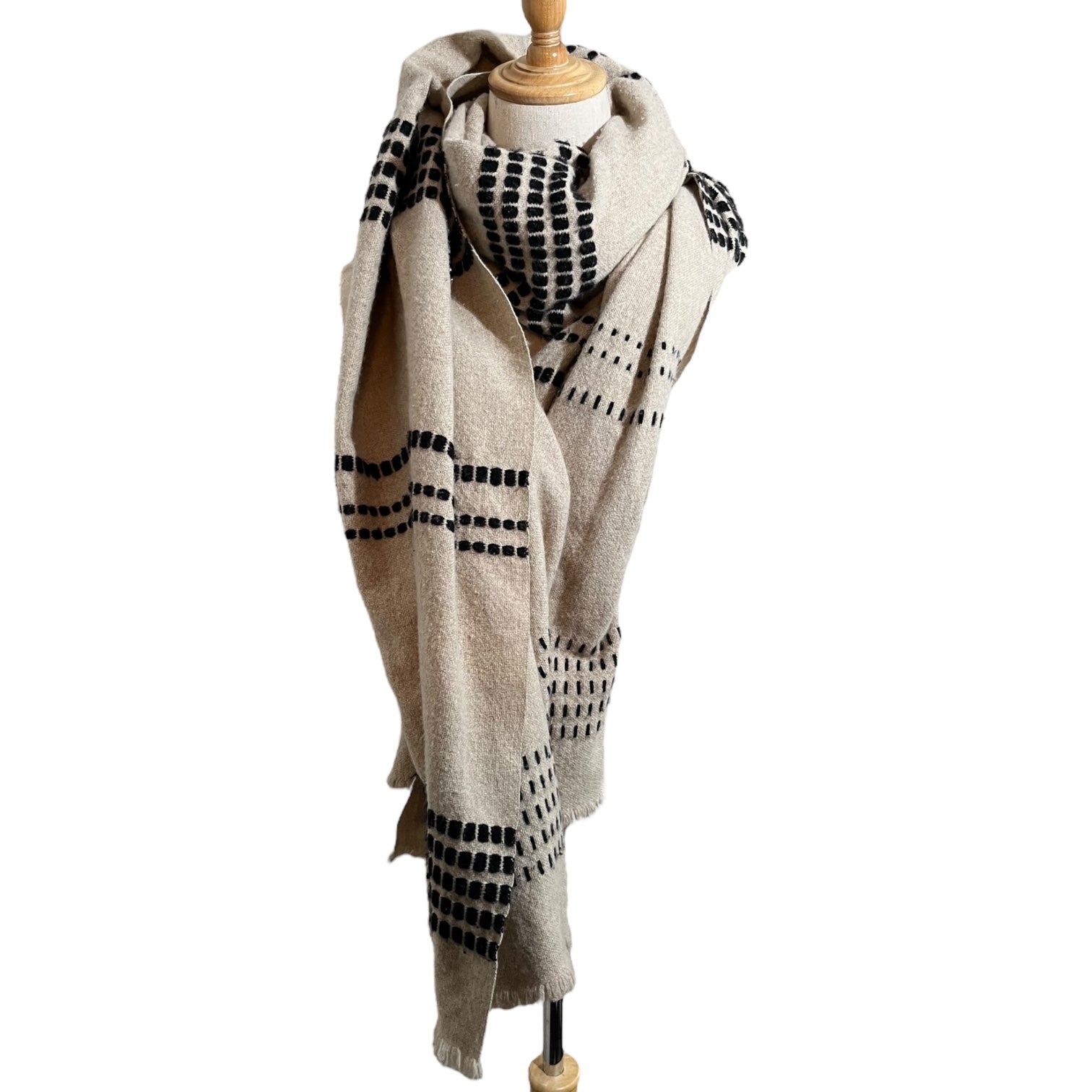 SUNSEA(サンシー) 19AW DOMGOROSU STOLE ドンゴロス ストール カシミヤ