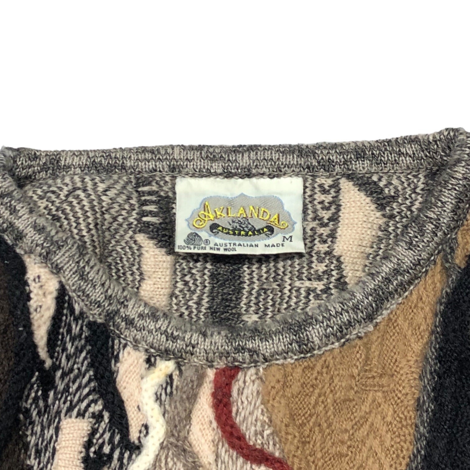 AKLANDA(アクランダ) 90's 3D KNIT PULLOVER スリーディーニット プル
