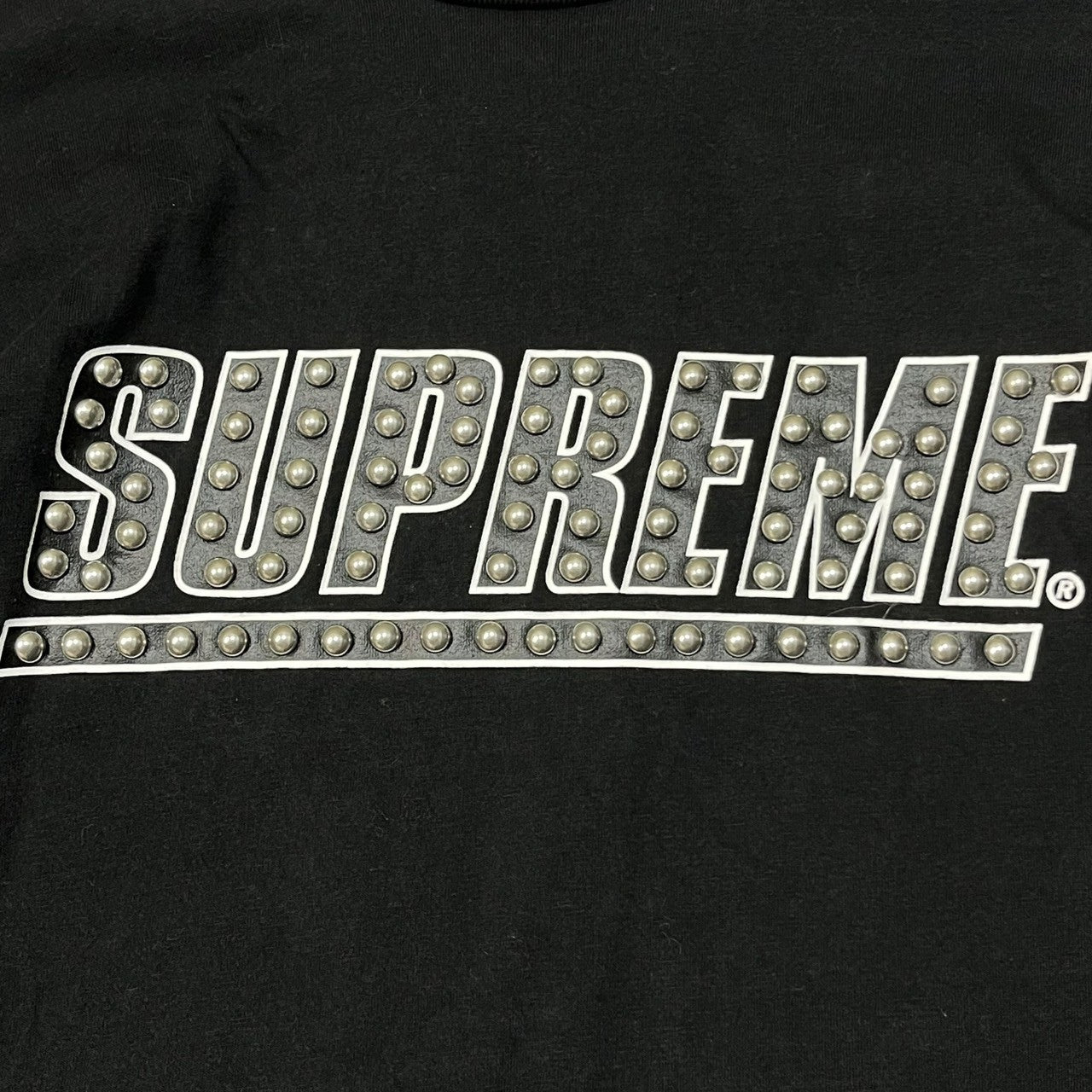 SUPREME(シュプリーム) 20SS Studded L/S Top Tee スタッズ ロゴ ロンT