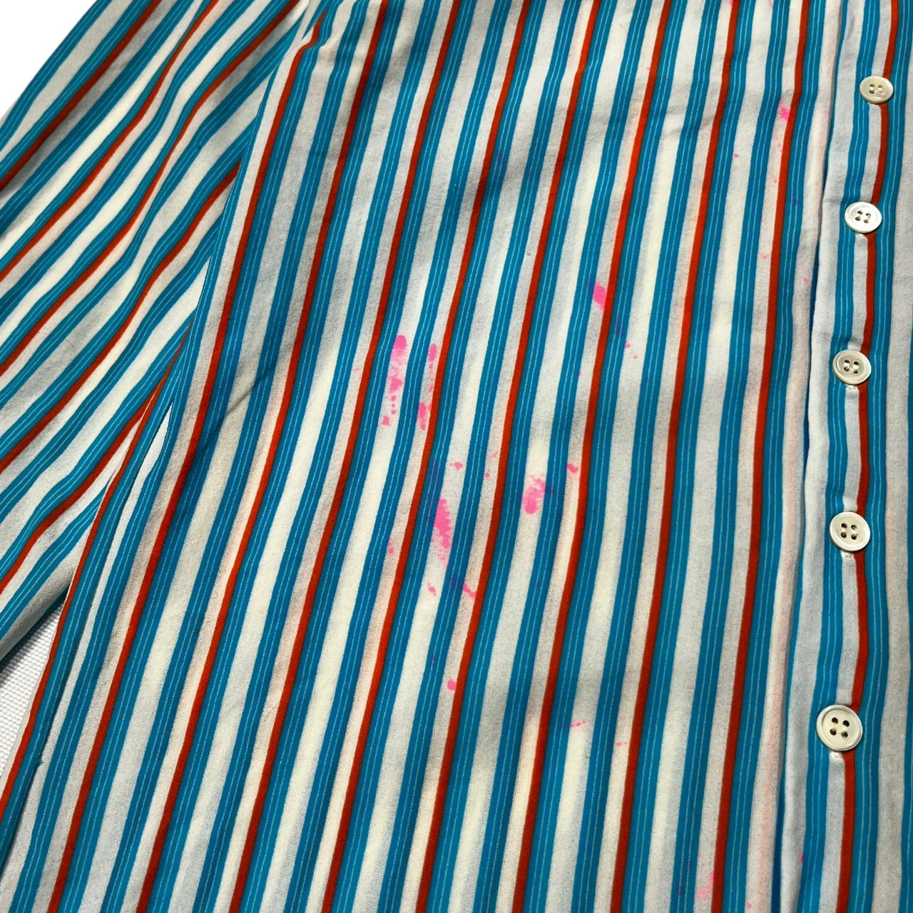 MASAKI MATSUSHIMA(マサキマツシマ) 00's Painted striped shirt