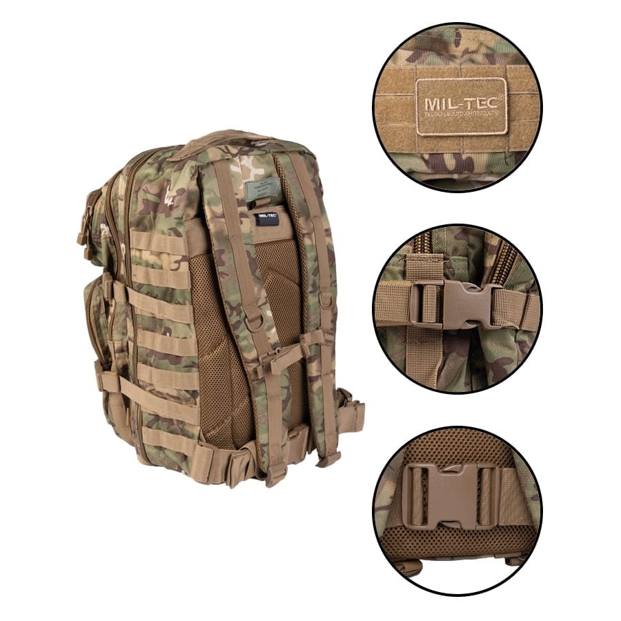MIL-TEC backpack ASSAULT II large-ARID W / L | MILITARY RANGE