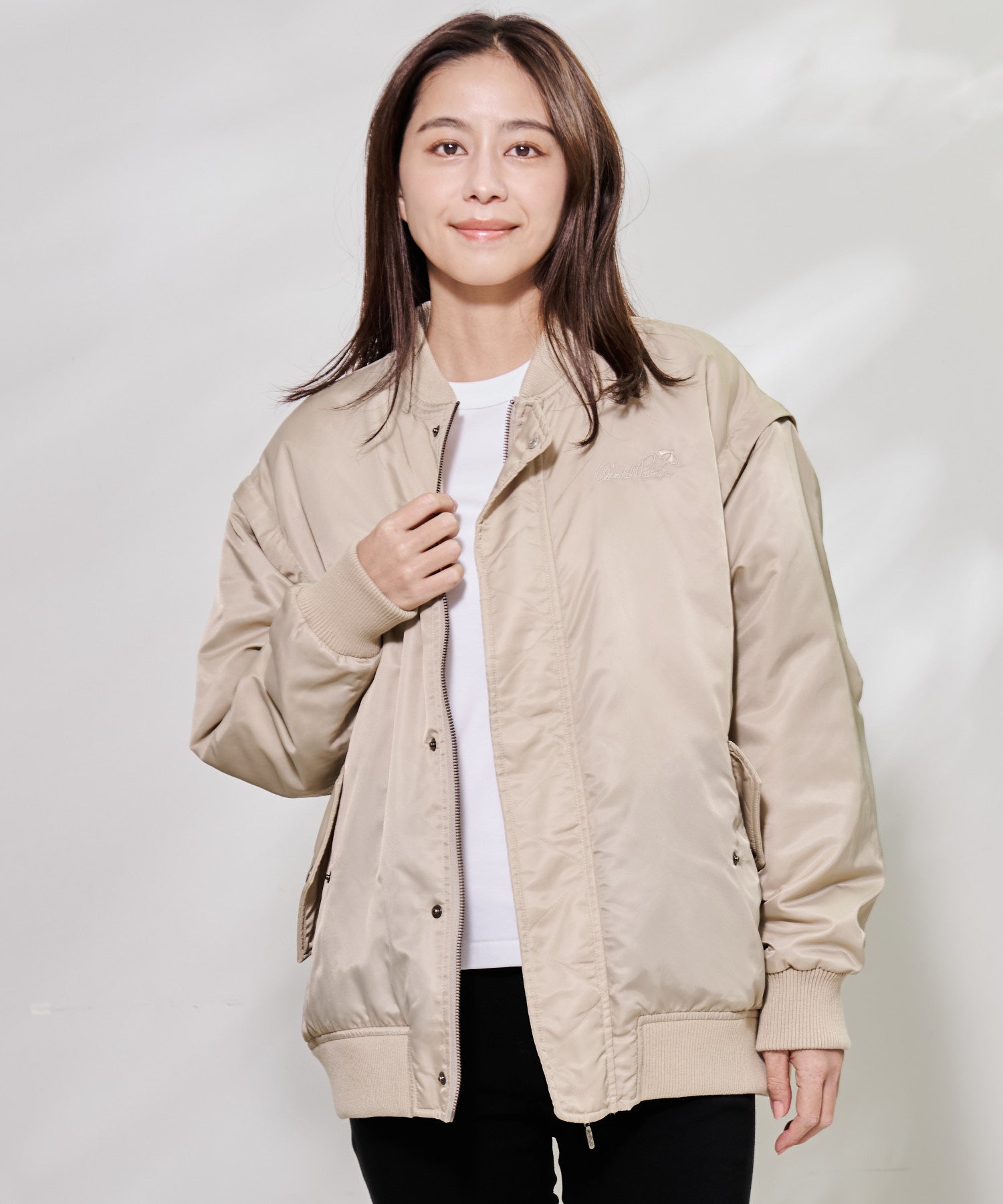 2WAY MA-1 ウラキルティングジャケット（MA-1/レディース