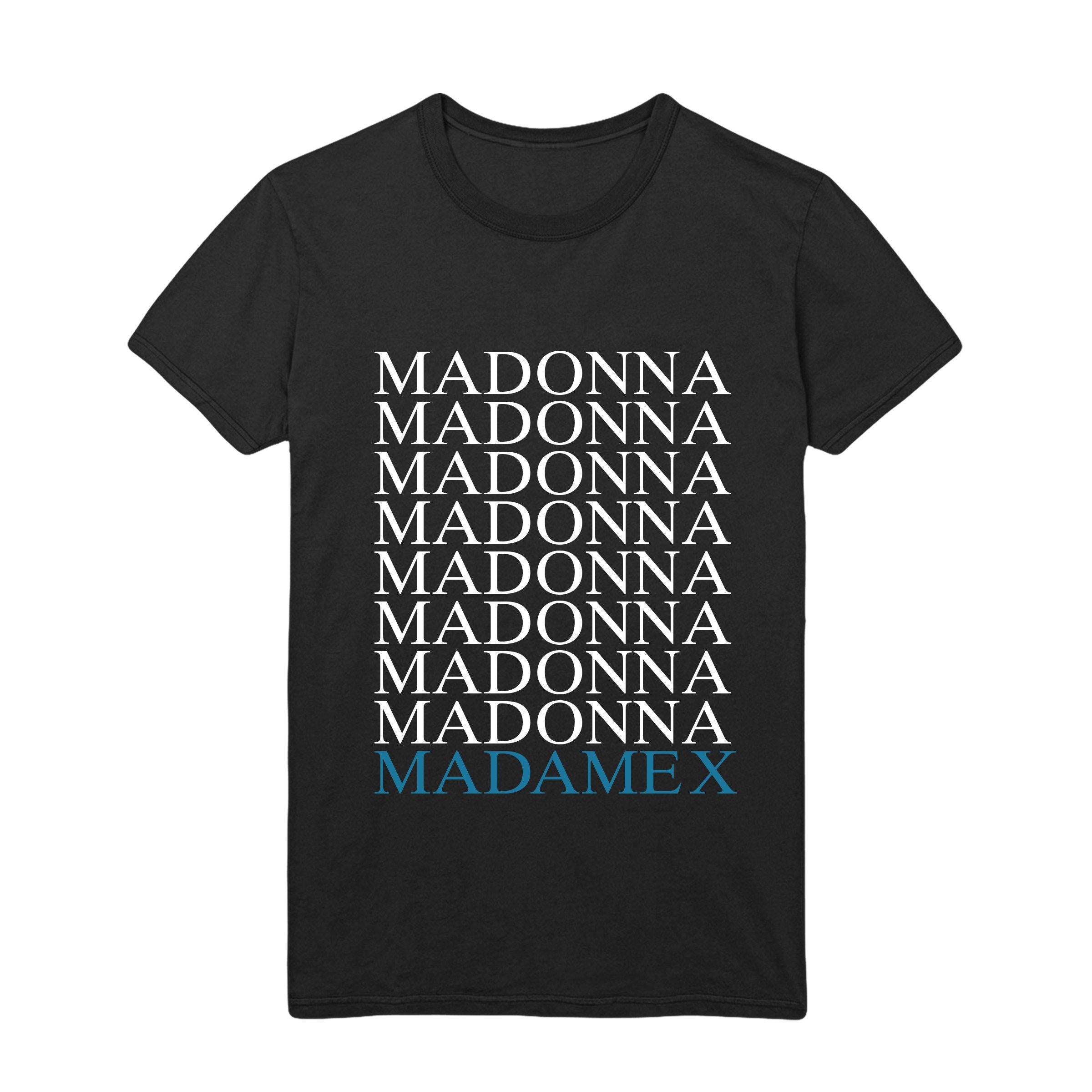 Madonna - Madonna Madame X logo Tee - black – Madonna - Boy Toy, Inc.
